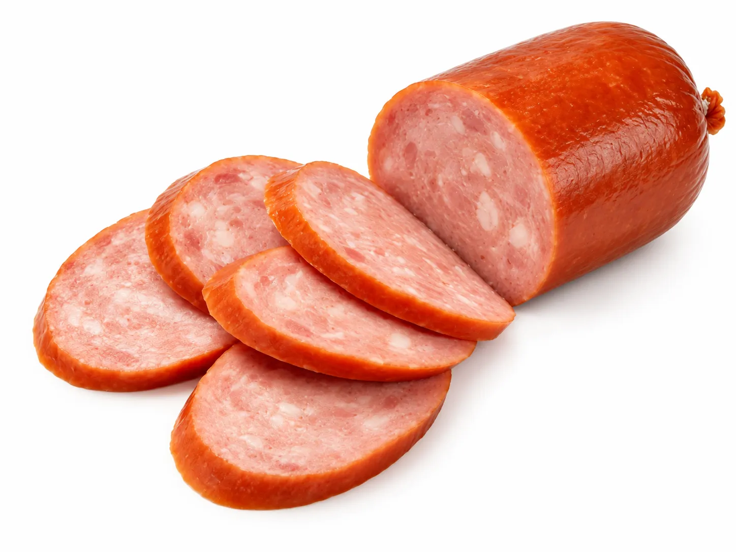 CSK-15/18 sliced sausage product showing consistent clip seal quality