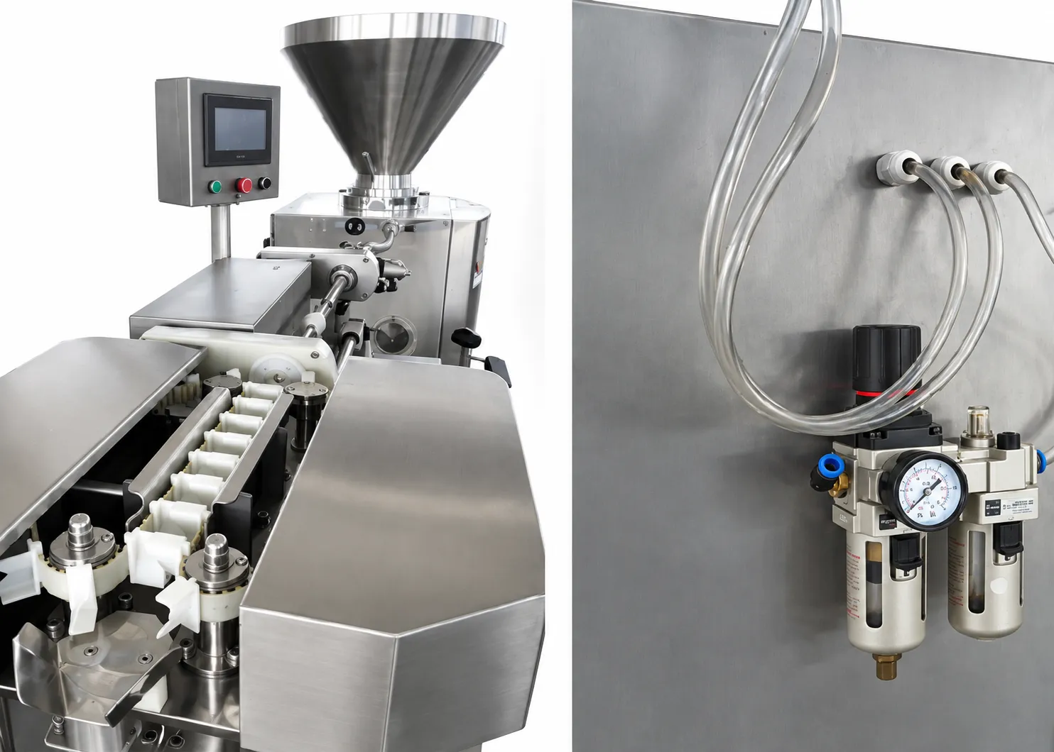 YZG-1200 pneumatic control unit and photoelectric sensing detail